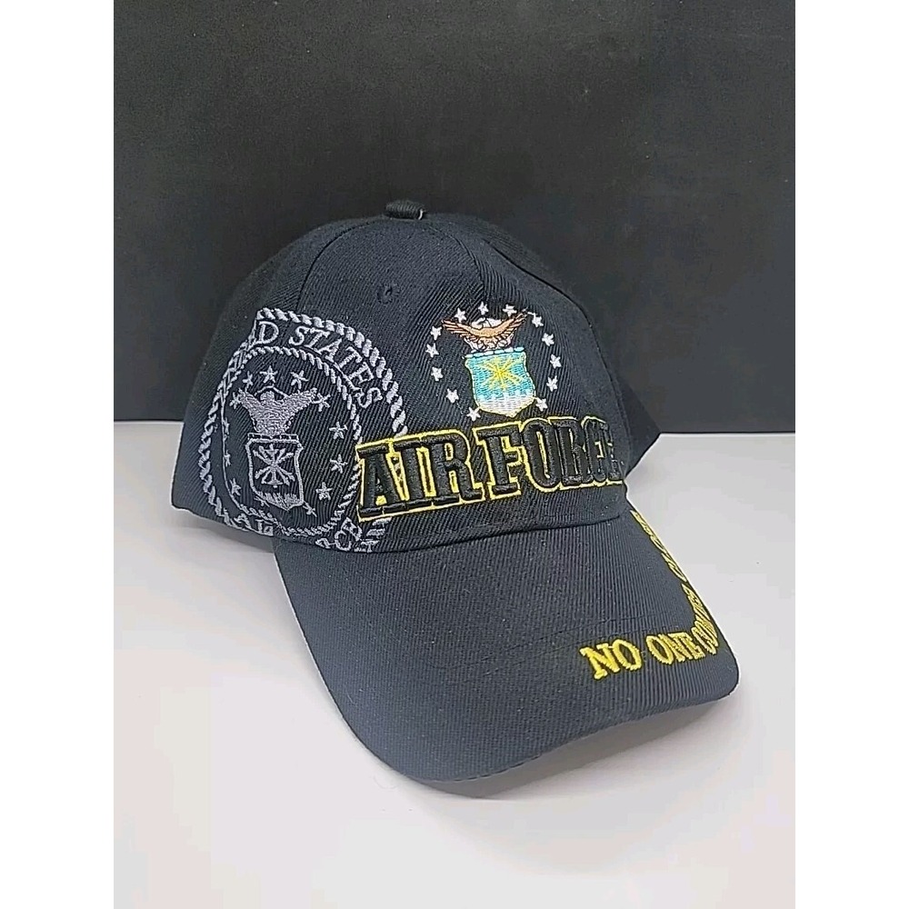 US Air Force Baseball Cap Hat With Eagle And Shield No One Comes Close